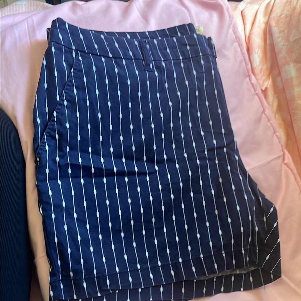 Faded Glory Blue Knee-Length Pencil Skirt